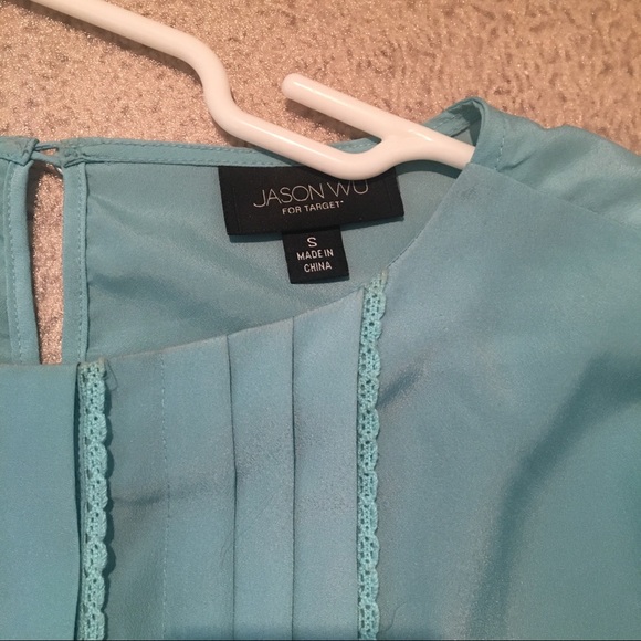 Jason Wu for Target Blue Ruffle Front Blouse - Picture 3 of 4